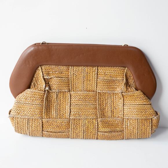 THEMOIRè Straw Brown Bios Bag - Picture 3 of 9